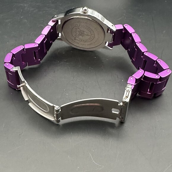 Disney Parks Mickey Mouse Icon Watch Purple Adult Size Water Resistant WORKS - Picture 5 of 9